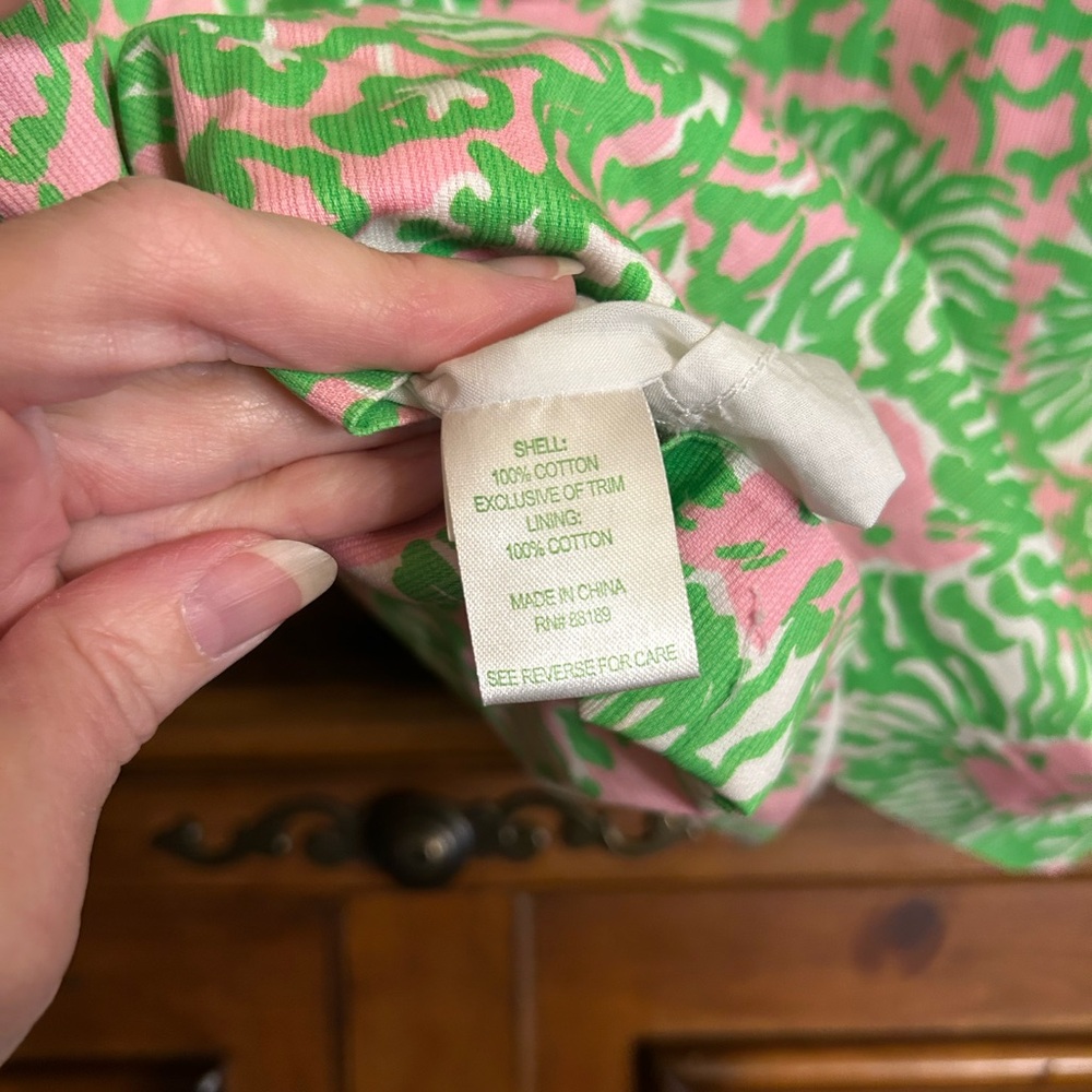 Lilly Pulitzer Sunny Side Lion Liz Shift Dress Size 00 - Picture 5 of 9